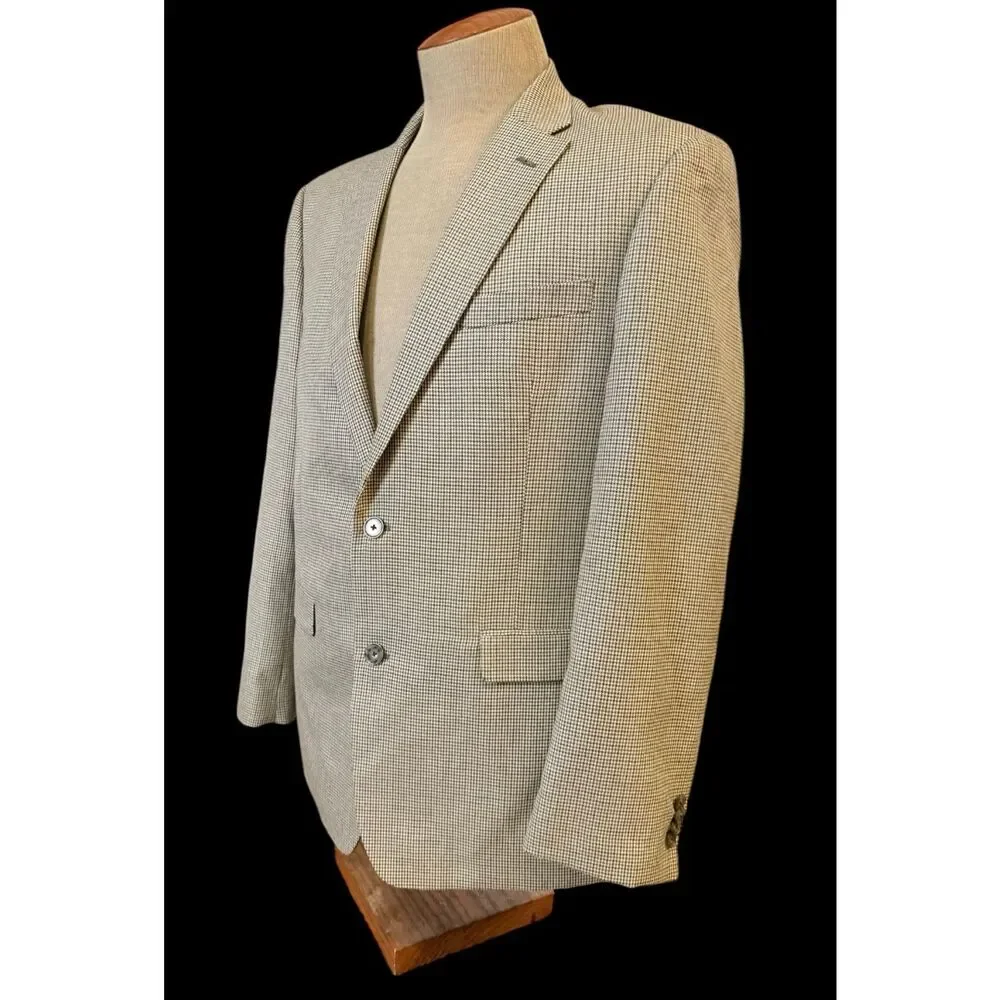 Tommy Hilfiger Micro Houndstooth 2-Button Sport Coat 42R